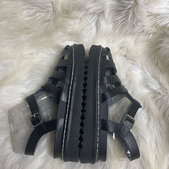 Torrid Platform Fisherman Sandal  Synthetic Black size WW 8.5 - Picture 7 of 10